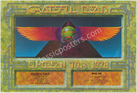 Scarce Signed 1978 Grateful Dead London Poster