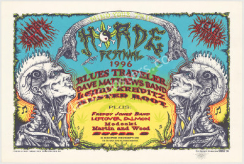 Scarce 1996 Emek HORDE Festival Poster