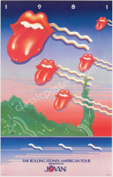 1981 Rolling Stones U.S. Tour Poster
