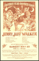 Scarce Jerry Jeff Walker Auditorium Shores Poster