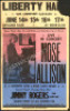 Scarce Mose Allison Liberty Hall Poster