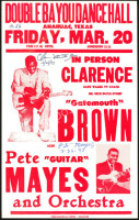 Dual Signature Clarence Brown and Pete Mayes Poster