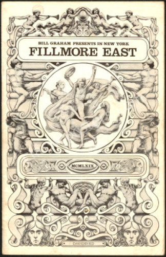 Scarce Led Zeppelin The Fillmore East Program
