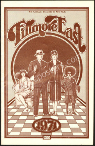 Program from The Fillmore East Featuring Mountain