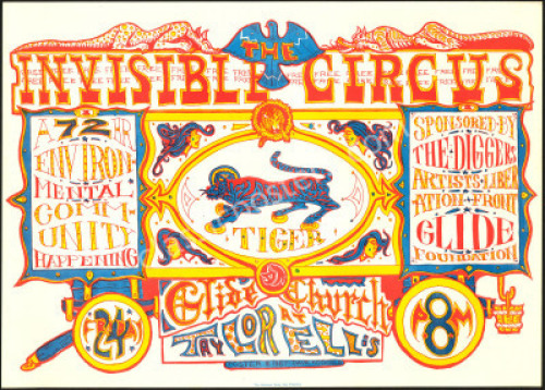 Scarce Glide Church Invisible Circus Poster
