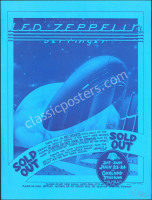 Signed AOR 4.50 Led Zeppelin Alternate Poster