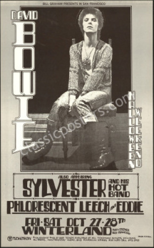 Popular David Bowie Winterland Poster