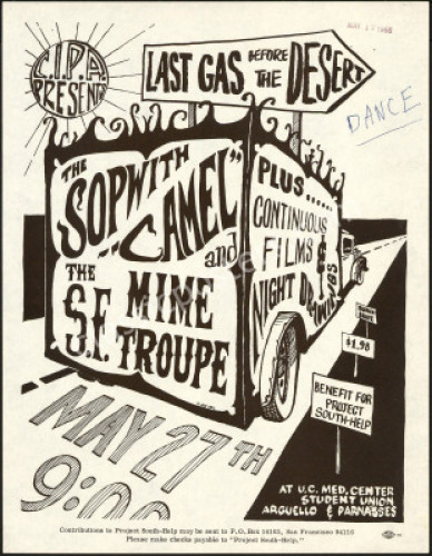 Scarce San Francisco Mime Troupe Handbill