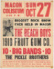Rare 1968 Beach Boys Macon Georgia Poster