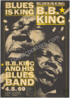 Gigantic 1969 B.B. King Frankfurt Poster