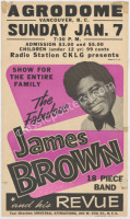 Scarce James Brown Revue Vancouver Poster