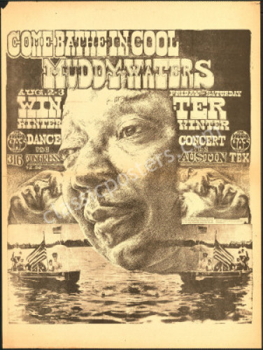 Scarce Cool Muddy Waters Vulcan Poster