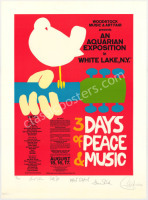 Signed AOR 3.1 Second Print Woodstock Poster