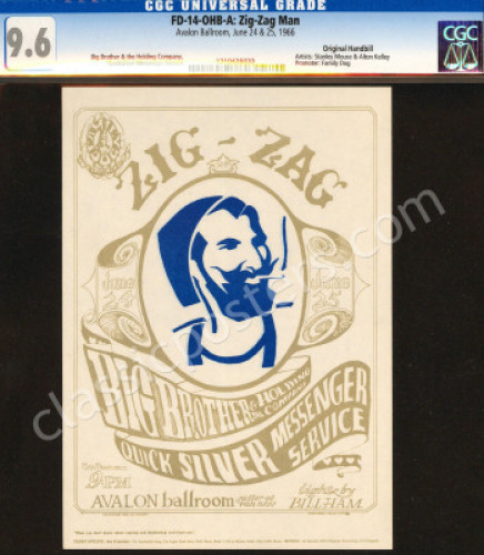 Superb FD-14 Zig-Zag Man Handbill