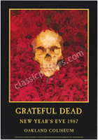 1987 Grateful Dead New Year's Eve Poster