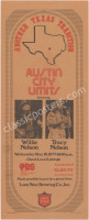 Scarce 1977 Austin City Limits Willie Nelson Poster