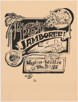 Rare 1977 Black Eyed Pea Jamboree Poster