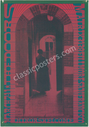 Scarce Original NR-10 The Doors Poster