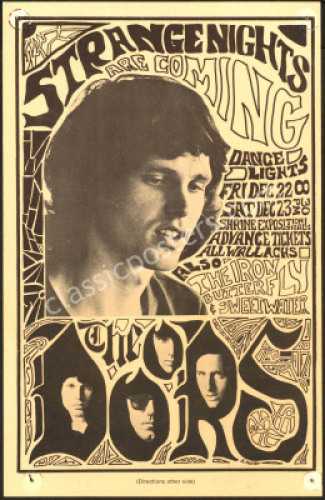 Scarce The Doors Shrine Auditorium Handbill