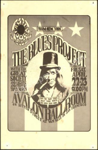 Scarce FD-5 Blues Project Handbill