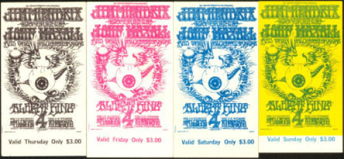 Popular BG-105 Jimi Hendrix Ticket Set