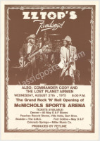 ZZ Top Denver Poster