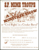 Scarce AOR 2.33 San Francisco Mime Troupe Handbill