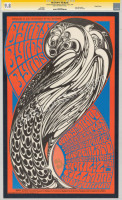 Scarce Signed and Certified Original BG-57 The Byrds Poster