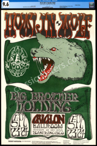 Superb Certified FD-27 Howlin&sbquo;&Auml;&ocirc; Wolf Poster