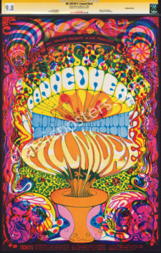 Beautiful Signed BG-139 Canned Heat Poster