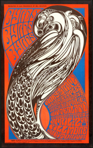 Gorgeous Original BG-57 The Byrds Poster