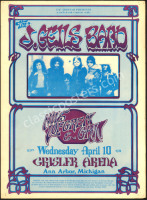 Scarce 1974 J. Geils Band Michigan Poster