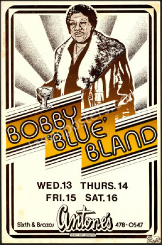 Bobby Blue Bland Antones Poster