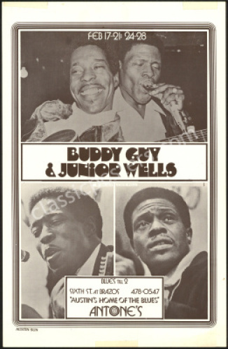 Buddy Guy and Junior Wells Antones Poster