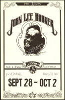 Scarce John Lee Hooker Antones Poster
