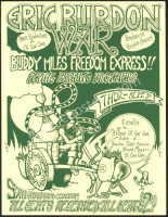 Eric Burdon and War Houston Handbill