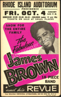 Scarce James Brown Rhode Island Poster