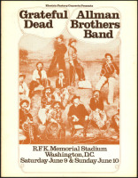Rare Grateful Dead Allman Brothers Program