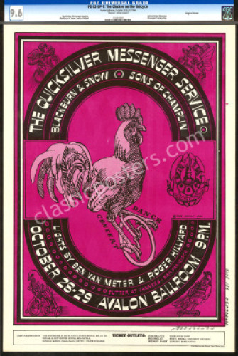 Signed and Certified FD-32 Chicken on a Unicycle Poster