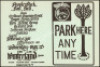 Interesting AOR 2.204 Peoples Park Bail Ball Handbill