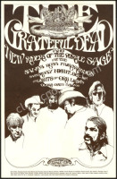 Scarce AOR 4.95 Grateful Dead Santa Rosa Handbill
