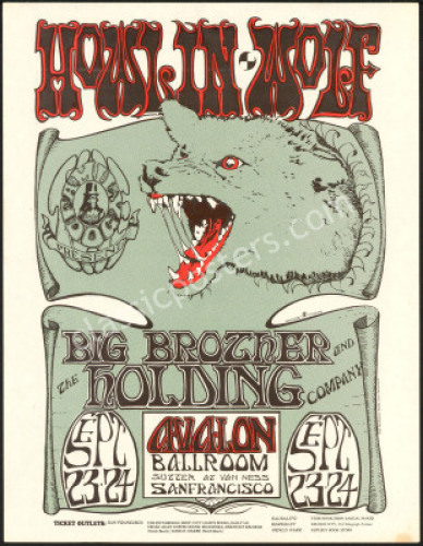 Popular FD-27 Howlin‚Äô Wolf Handbill