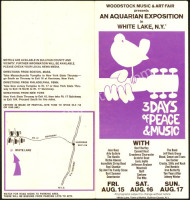 Scarce Woodstock Ticket Order Form