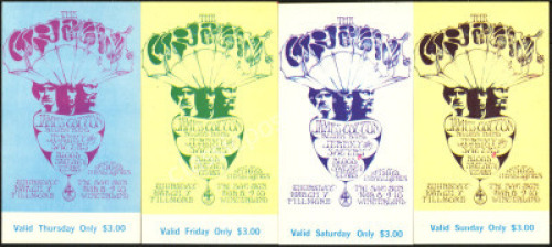 Scarce BG-110 Cream Ticket Set