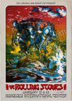 Signed AOR 4.147 Rolling Stones Poster