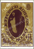 Rare FD-17 Second Print Jefferson Airplane Poster