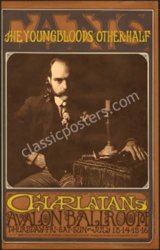 Elusive Original FD-71 The Charlatans Poster