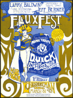 Lovely Fluxfest Poster by Ida Griffin