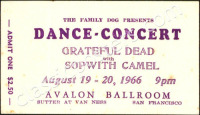 Rare FD-22 Grateful Dead Ticket