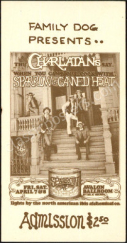 Scarce FD-56 Charlatans Ticket